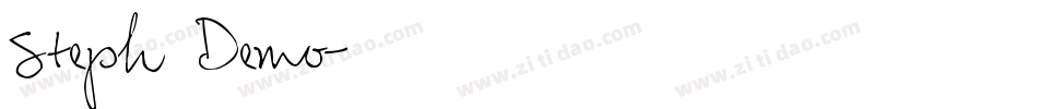 Steph Demo字体转换